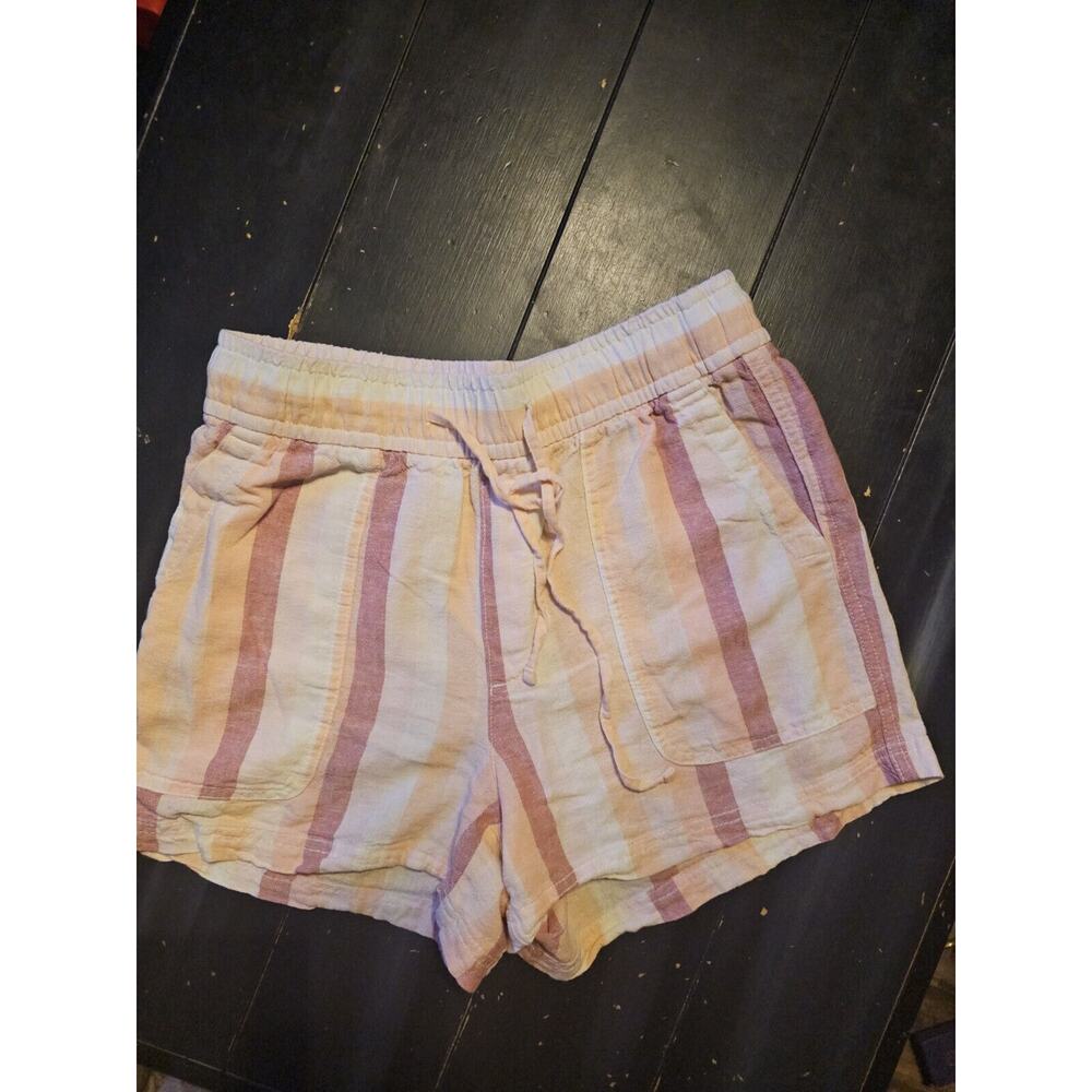 Pastel Pink Gap Linen Shorts XS